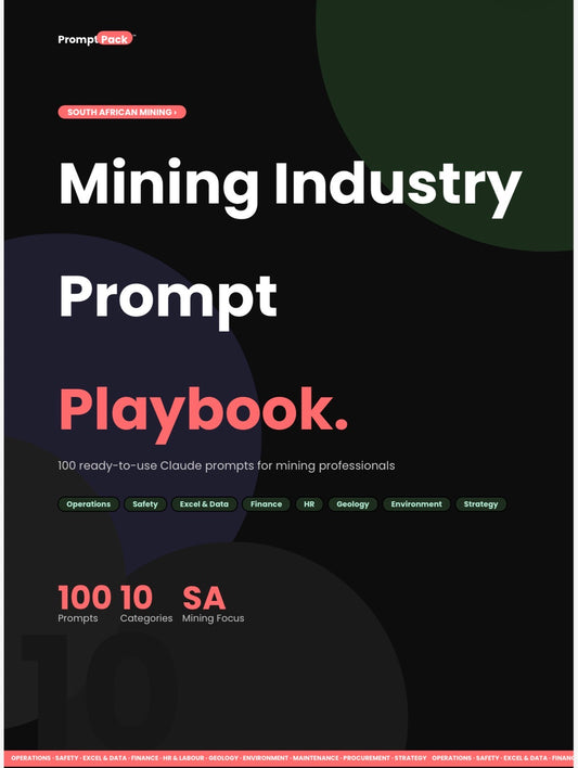 Basic Mining Industry Prompt Playbook